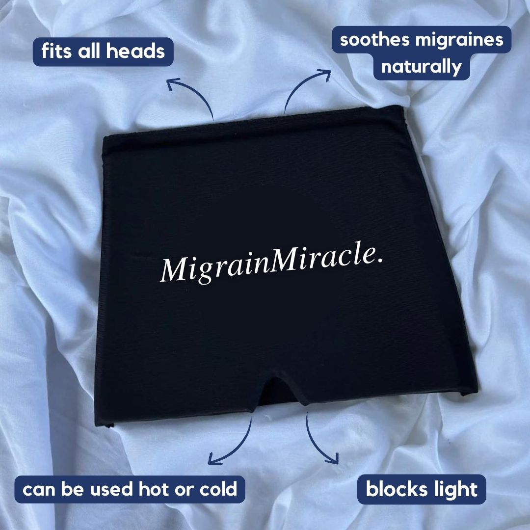 "Instant relief" Migraine hat (360° gel)